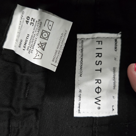 Men's Black Graphic Jeans - Picture 5 of 6